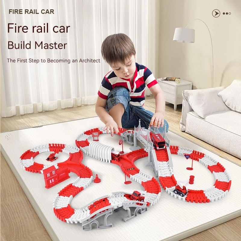 Model Kit Engine - Tor strażacki montujący inżynierię samochodową mini
