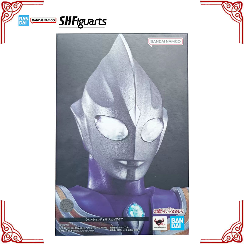 Model Kit Ultraman Tiga - Oryginalny model Bandai Ultraman SHF Ultraman