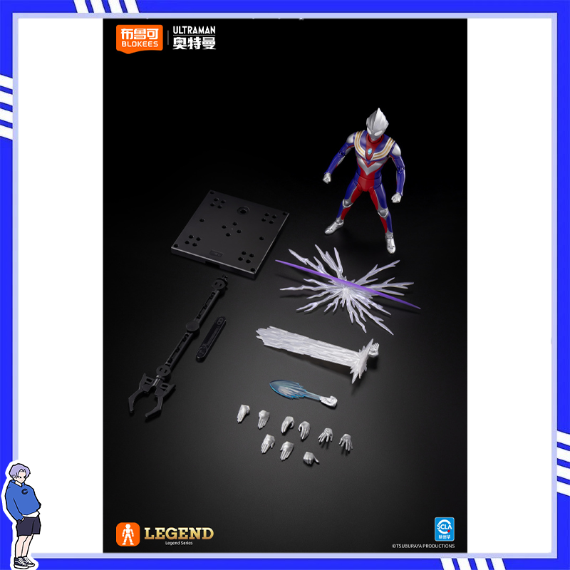 Model Kit Ultraman Tiga - Nowy Zestaw Modelarski Blokees Legendary Edition
