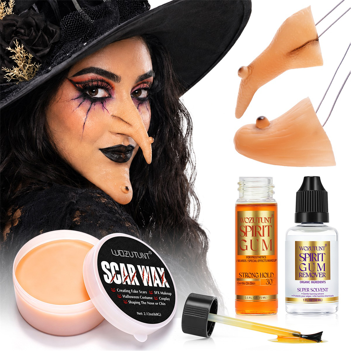 Model Kit Paint Remover - Zestaw do makijażu na Halloween: wosk