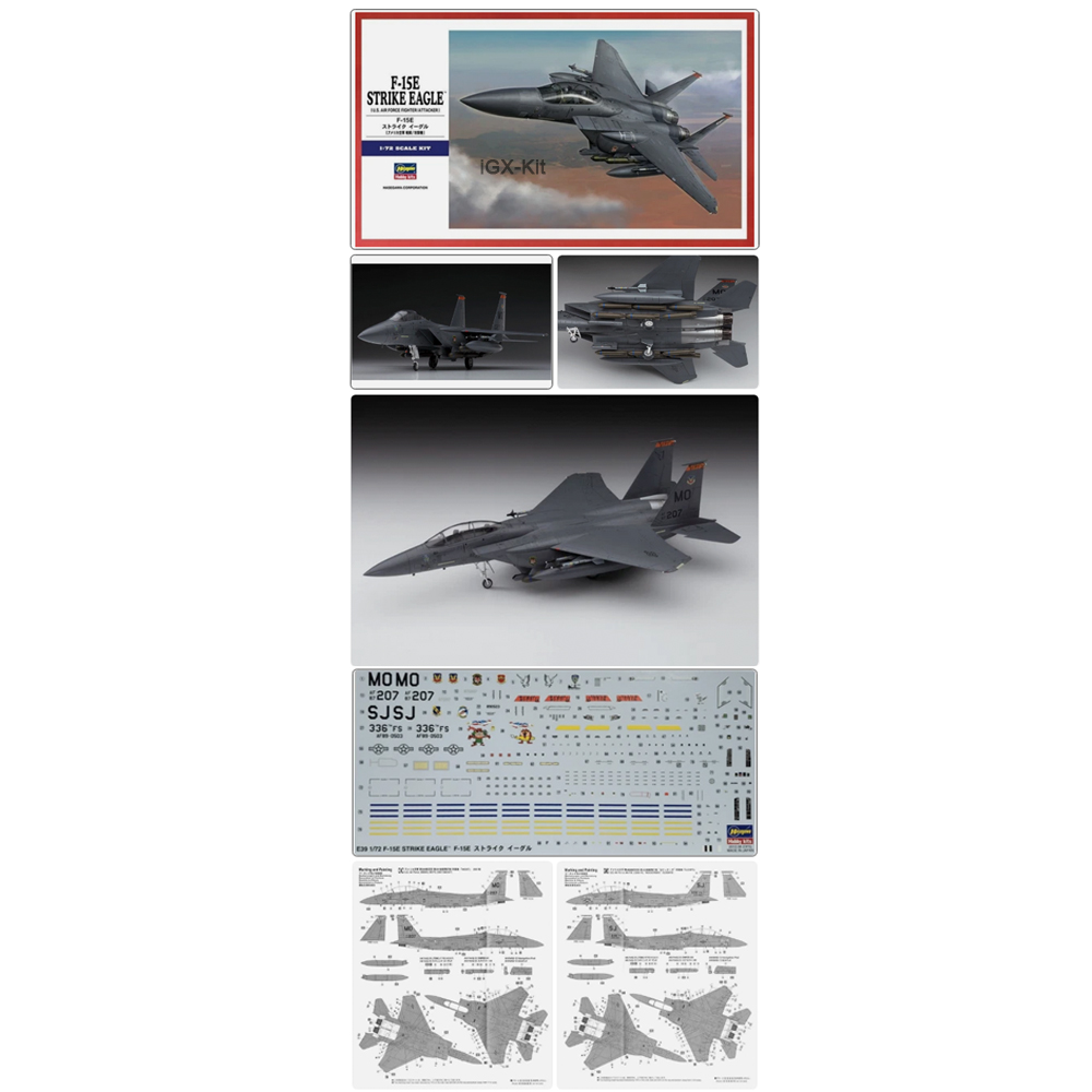 Model Kit Hasegawa - Hasegawa 01569 1:72 Skala US F15