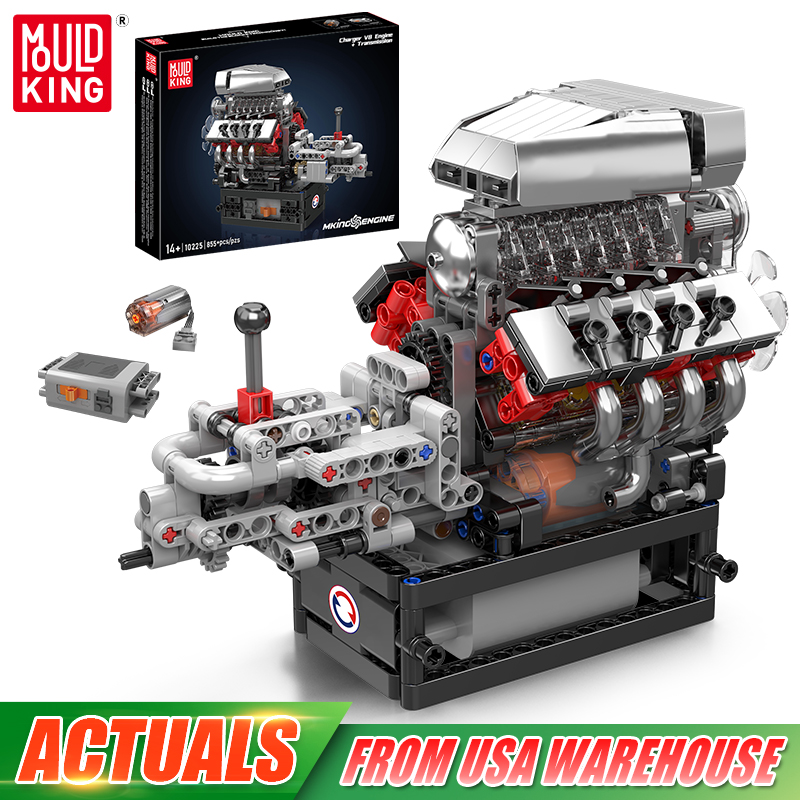 Model Kit Engine - Mould King 10225 Techniczny Silnik Zabawki