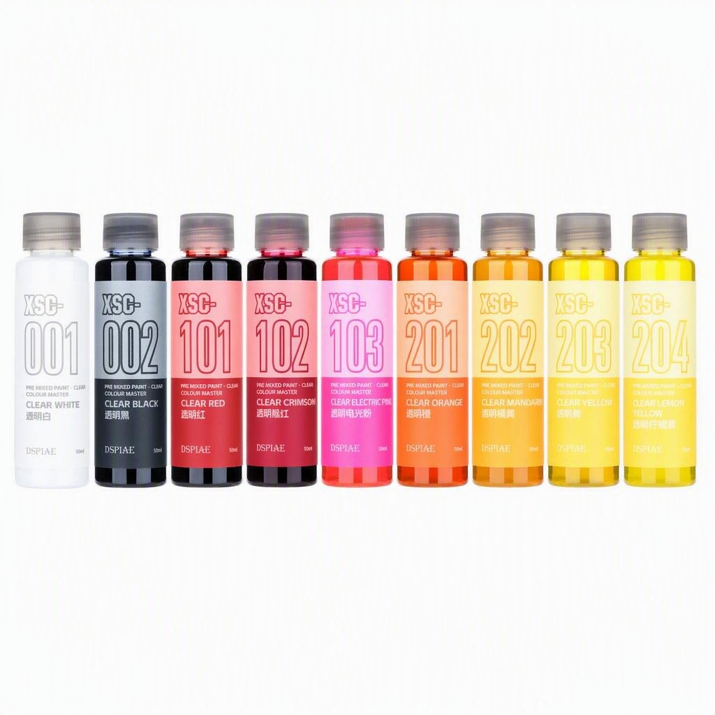 Model Kit Paint Set - Nowa seria DSPIAE XSC 50ML Wstępnie