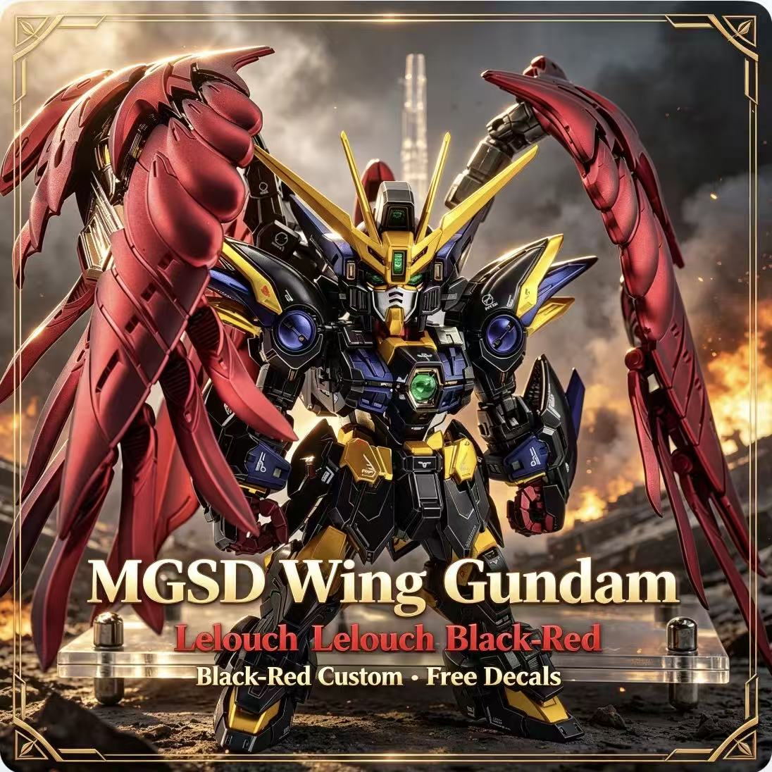 MGSD Wing Lelouch Kolorystyka  – Model Kit Eighty Six recenzja i cena