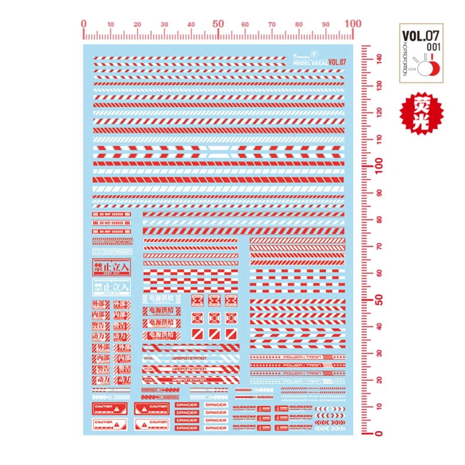 HOBBY MIO VOL7-001~003 Fluores – Model Kit Paint Set recenzja i cena