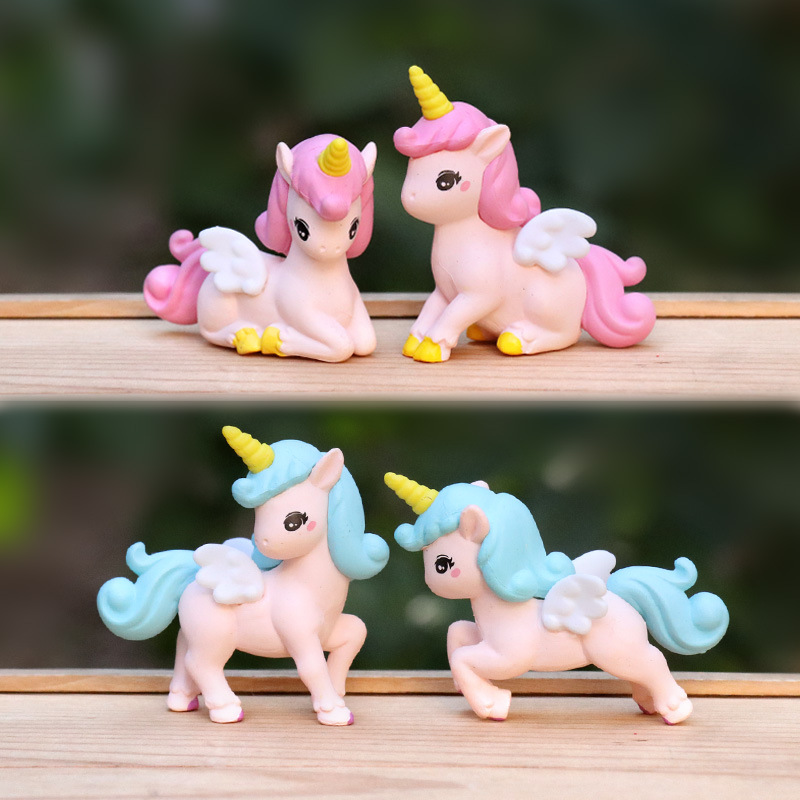4 szt./zestaw Anime Jednorożec – Model Kit Unicorn recenzja i cena