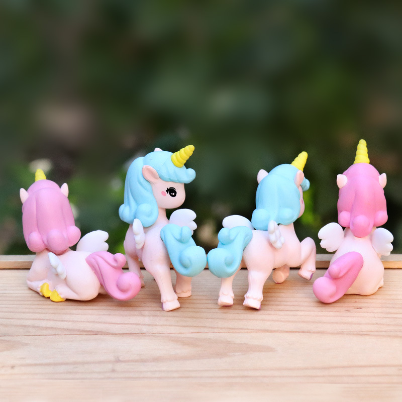 4 szt./zestaw Anime Jednorożec – Model Kit Unicorn recenzja i cena