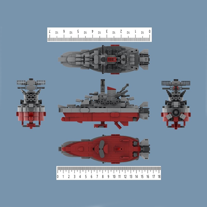 312 elementów MOC Kosmiczna La – Model Kit Yamato Space recenzja i cena